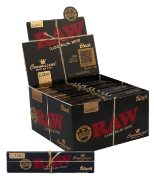 RAW BLACK WITH ROACH | (24 pack)