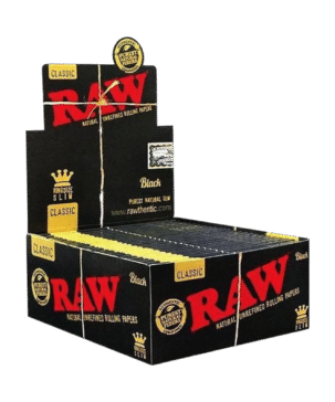 RAW BLACK W/O ROACH | (50 pack)