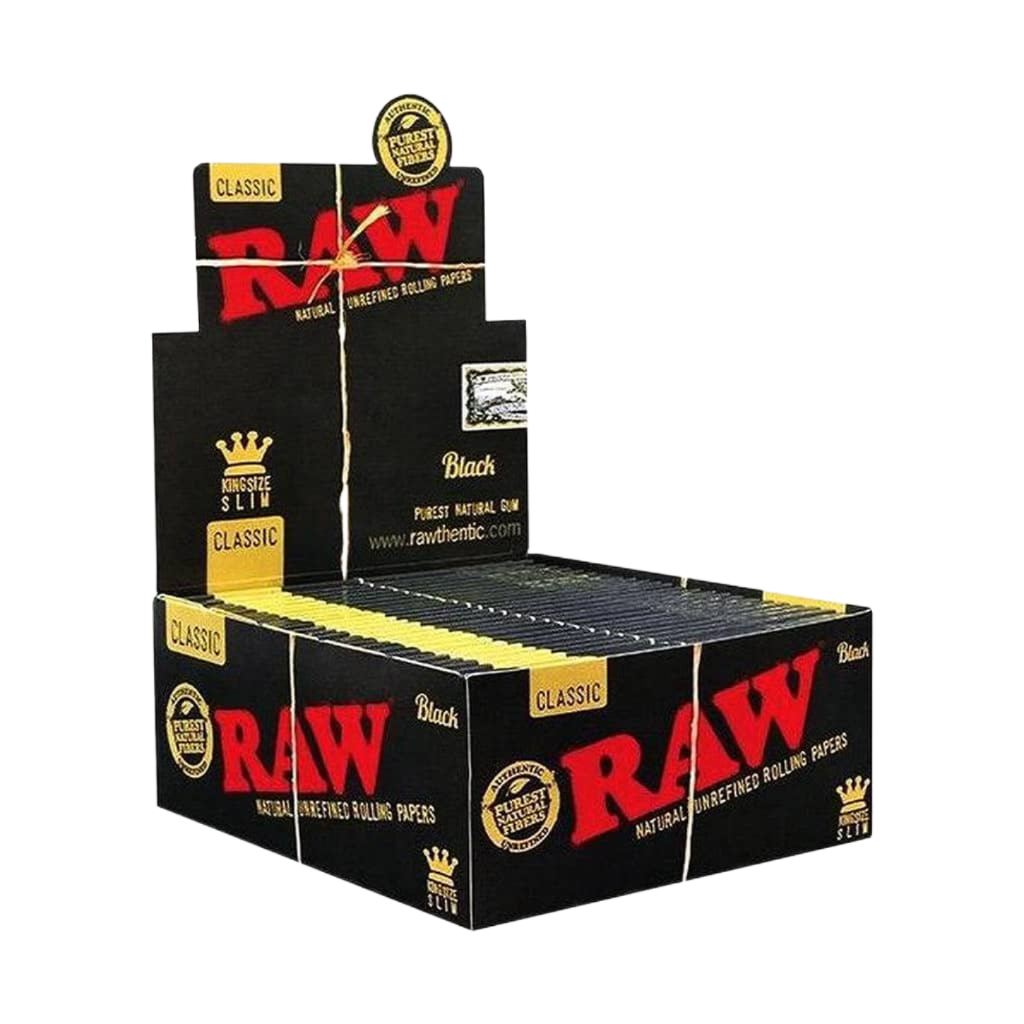 RAW BLACK W/O ROACH | (50 pack)